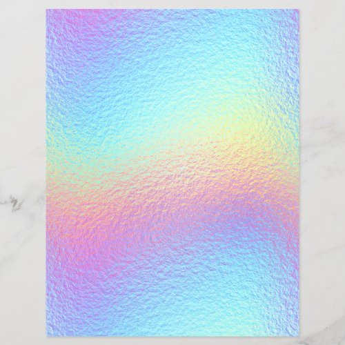 Iridescent Faux Foil Scrapbook Paper No 11