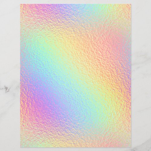 Iridescent Faux Foil Scrapbook Paper No 12