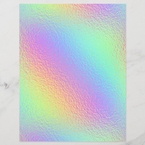 Iridescent Faux Foil Scrapbook Paper No 13