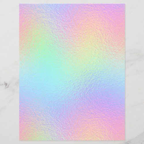 Iridescent Faux Foil Scrapbook Paper No 16