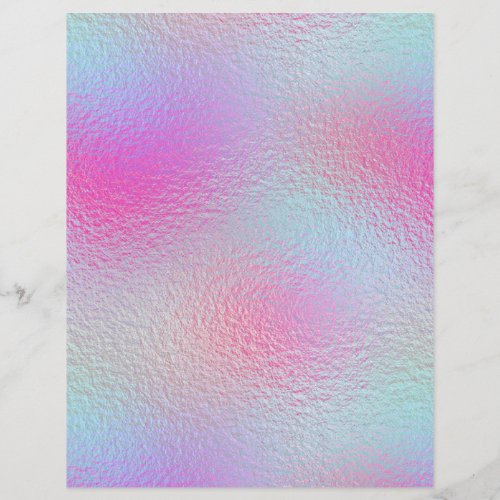 Iridescent Faux Foil Scrapbook Paper No 17