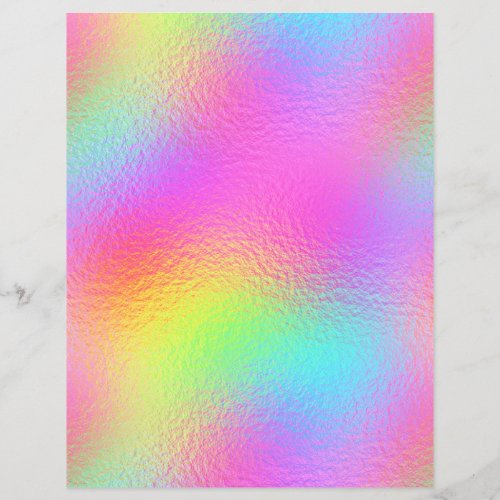 Iridescent Faux Foil Scrapbook Paper No 25