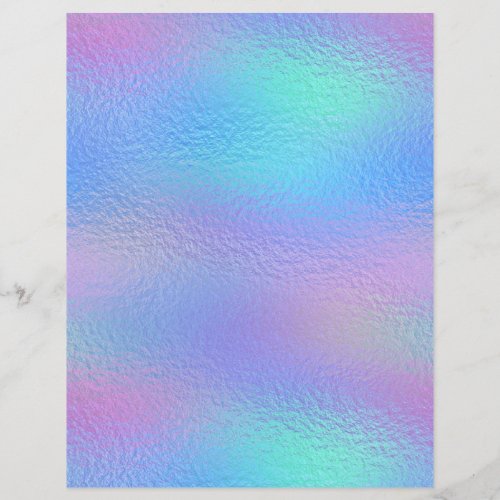 Iridescent Faux Foil Scrapbook Paper No 27