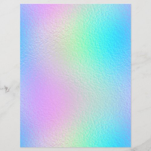 Iridescent Faux Foil Scrapbook Paper No 28