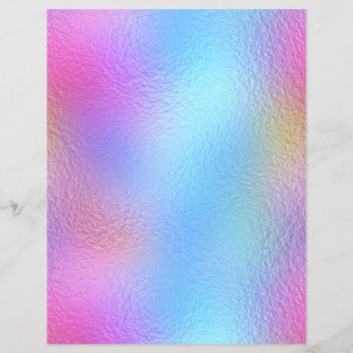 Iridescent Faux Foil Scrapbook Paper No 31