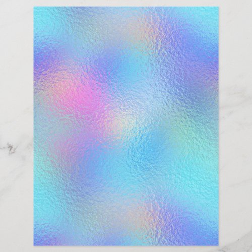 Iridescent Faux Foil Scrapbook Paper No 42