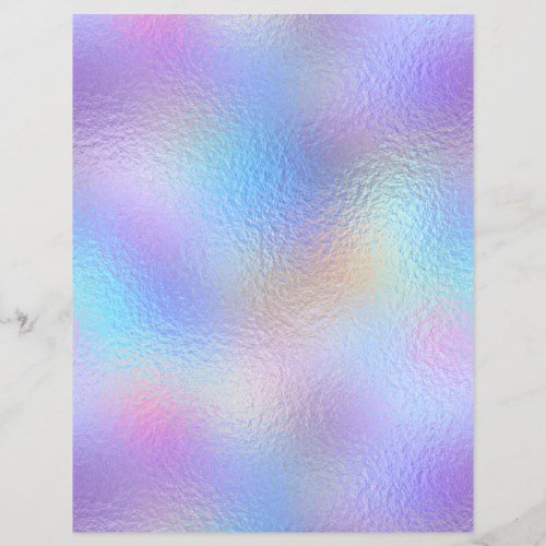 Iridescent Faux Foil Scrapbook Paper No 45