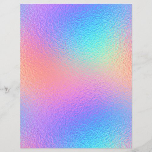 Iridescent Faux Foil Scrapbook Paper No 5