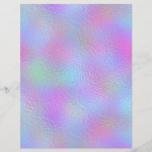 Iridescent Faux Foil Scrapbook Paper No 58