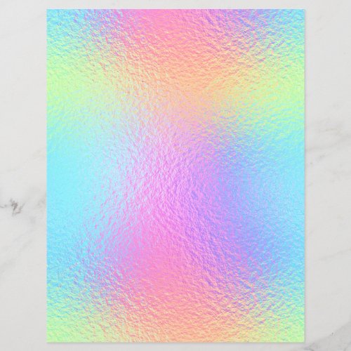 Iridescent Faux Foil Scrapbook Paper No 7