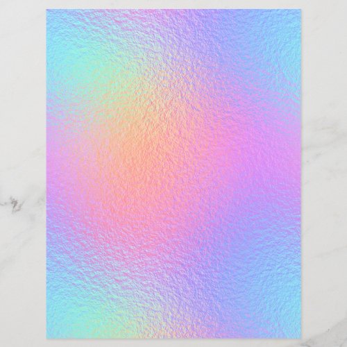 Iridescent Faux Foil Scrapbook Paper No 9