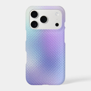 Iridescent faux glass background iPhone 17 pro case