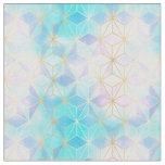 Iridescent Glass Geometric Pattern Fabric