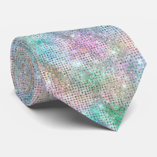 Iridescent Glitter Tie