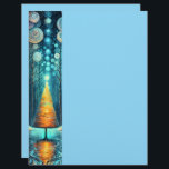 Iridescent Holiday Dream 🎄 Glowing Christmas Tree Letterhead<br><div class="desc">Iridescent Holiday Dream 🎄 Glowing Christmas Tree * Step into a magical realm of whimsical holiday wonder with this extraordinary AI-crafted artwork by Christine aka stine1. This piece showcases a colorful, glowing Christmas tree forest that glows with breathtaking iridescence. Vibrant quilled designs and abstract geometric shapes come together in a...</div>
