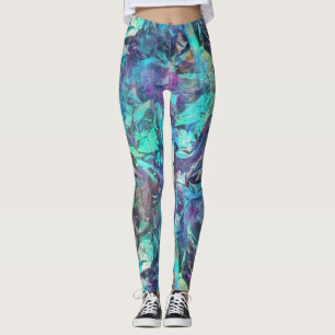 iridescent leggings