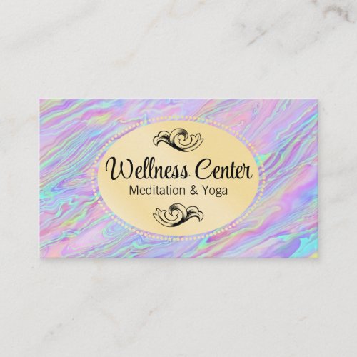 Iridescent Liquid  Business Card