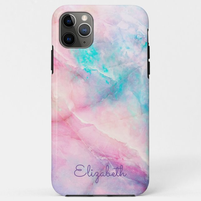 Iridescent Marble Case-Mate iPhone Case (Back)