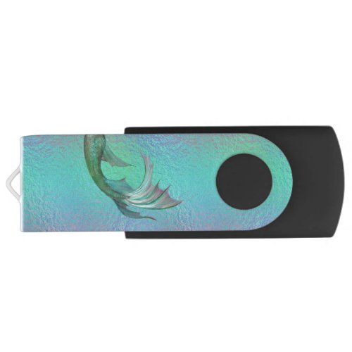 Iridescent Mermaid Lover Tail Flash Drive