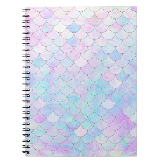 Iridescent Mermaid Scales Notebook (Front)