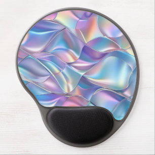 Iridescent Metallic 6 Geometric Gel Mouse Pad