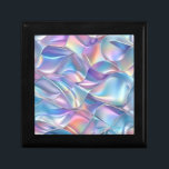 Iridescent Metallic 6 Geometric Gift Box<br><div class="desc">A blue,  orange,  gold and purple iridescent,  metallic geometric design perfect for a gift box.</div>