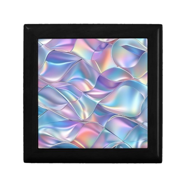 Iridescent Metallic 6 Geometric Gift Box (Front)
