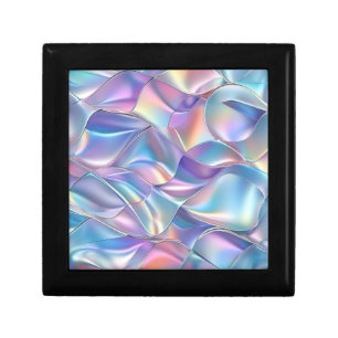 Iridescent Metallic 6 Geometric Gift Box