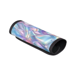Iridescent Metallic 6 Geometric Luggage Handle Wrap