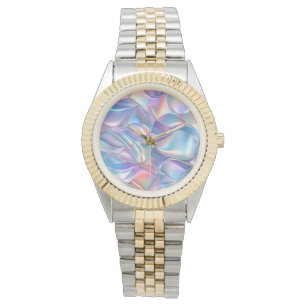 Iridescent Metallic 6 Geometric Watch