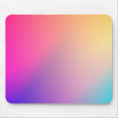 Neon Orange and Neon Pink Ombre Shade Color Fade Mouse Pad, Zazzle