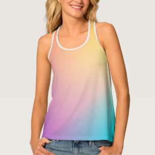 Iridescent Neon Hot Pink Photography Rainbow Cool  Tank Top