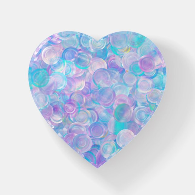 Iridescent Opal Glass Cabochons Paperweight (Front)