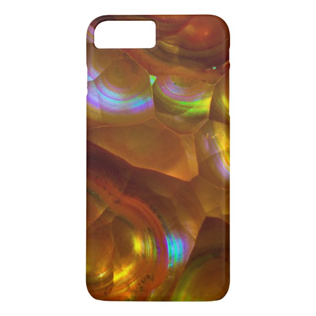 Iridescent orange fire opal Case-Mate iPhone case (Back)