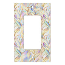 Iridescent Pattern Light Switch Cover
