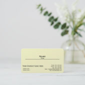 Iridescent Pearl Finish Business Card (Style 4) (Standing Front)
