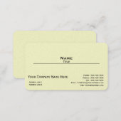 Iridescent Pearl Finish Business Card (Style 4) (Front/Back)