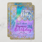 Iridescent Pearl Glitter Mermaid Birthday Party