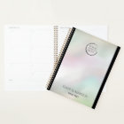 Iridescent pearl holographic custom logo