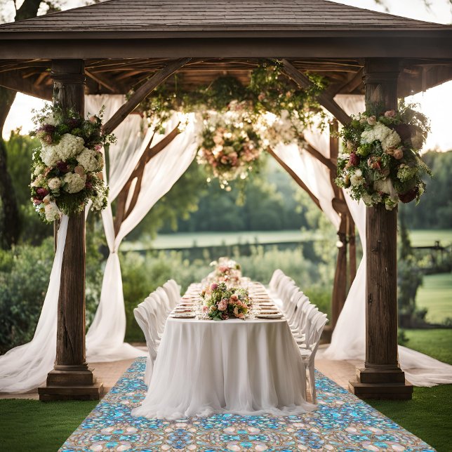 Iridescent Pebbles Pattern 12x9 Indoor Outdoor Rug (Creator Uploaded)