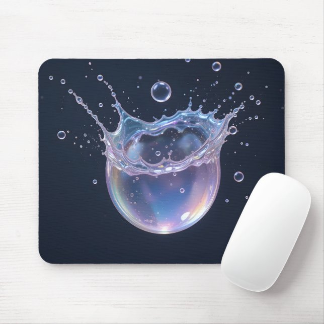 Iridescent Perfume Collision Mouse Pad (With Mouse)