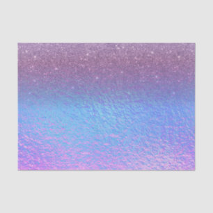 Iridescent Purple Fading Glitter Tissue Paper