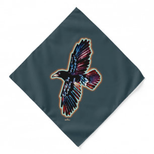 Iridescent Raven Bandana