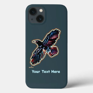 Iridescent Raven iPhone 13 Case