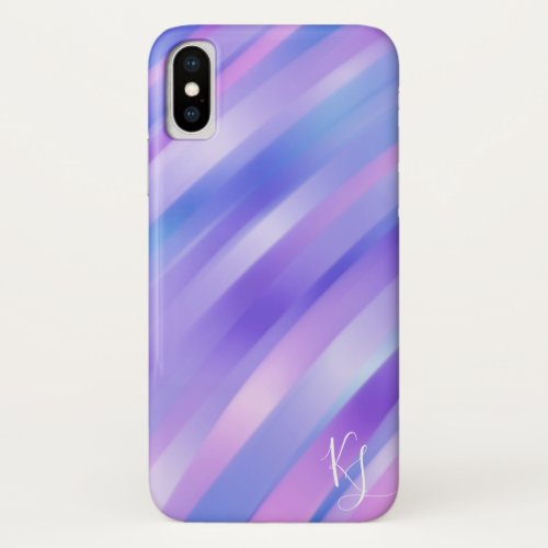 Iridescent Ribbons Personalized Phone Case