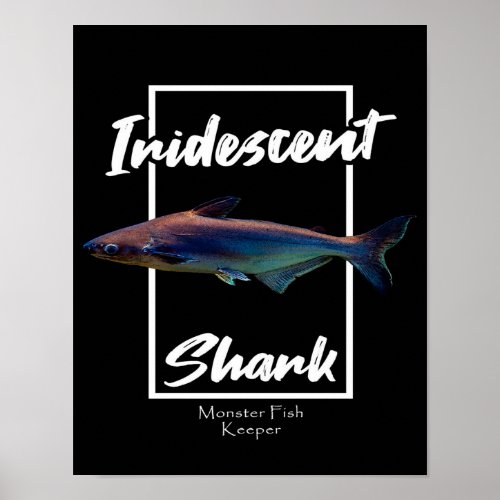 Iridescent Shark Fish Fan Special Fish Poster