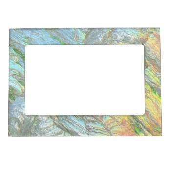 Iridescent Shell Colors Magnetic Frame by Rosemariesw at Zazzle