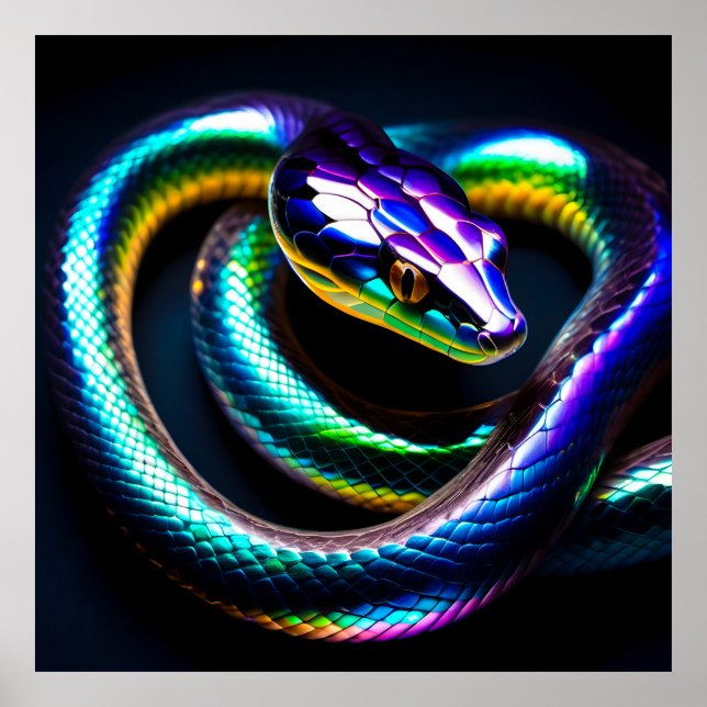 Iridescent Snakes Poster (Front)