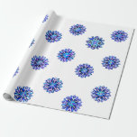 "Iridescent" Snowflakes Christmas Hanukkah Wrapping Paper<br><div class="desc">This lovely snowflake wrapping paper is perfect for your holiday gifts,  no matter which winter holiday you celebrate.  Suitable for any winter occasion.  Thank you for looking; we appreciate your business at the Paws Charming shop!</div>