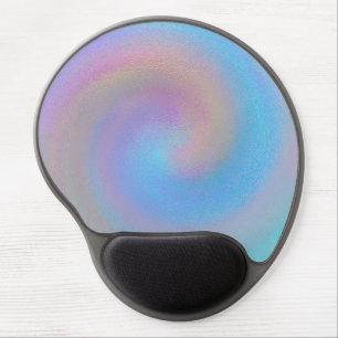 Iridescent Spiral Gel Mouse Pad
